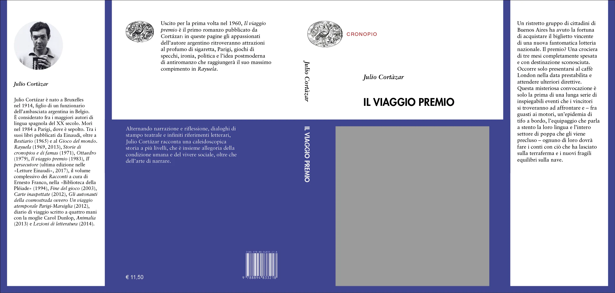 Costruzione copertina per Il viaggio premio