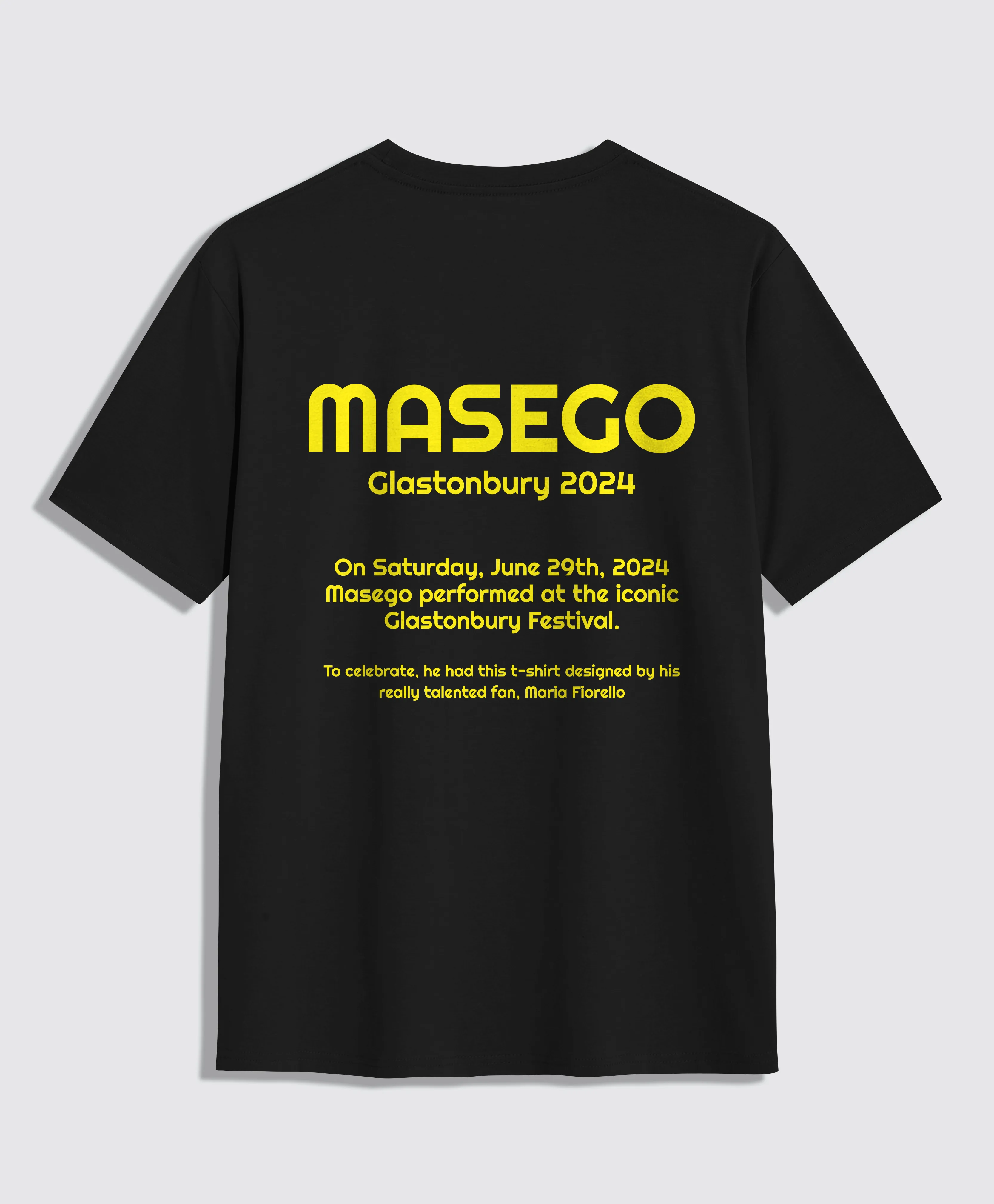 T-shirt Masego live at Glastonbury Festival 2024 retro