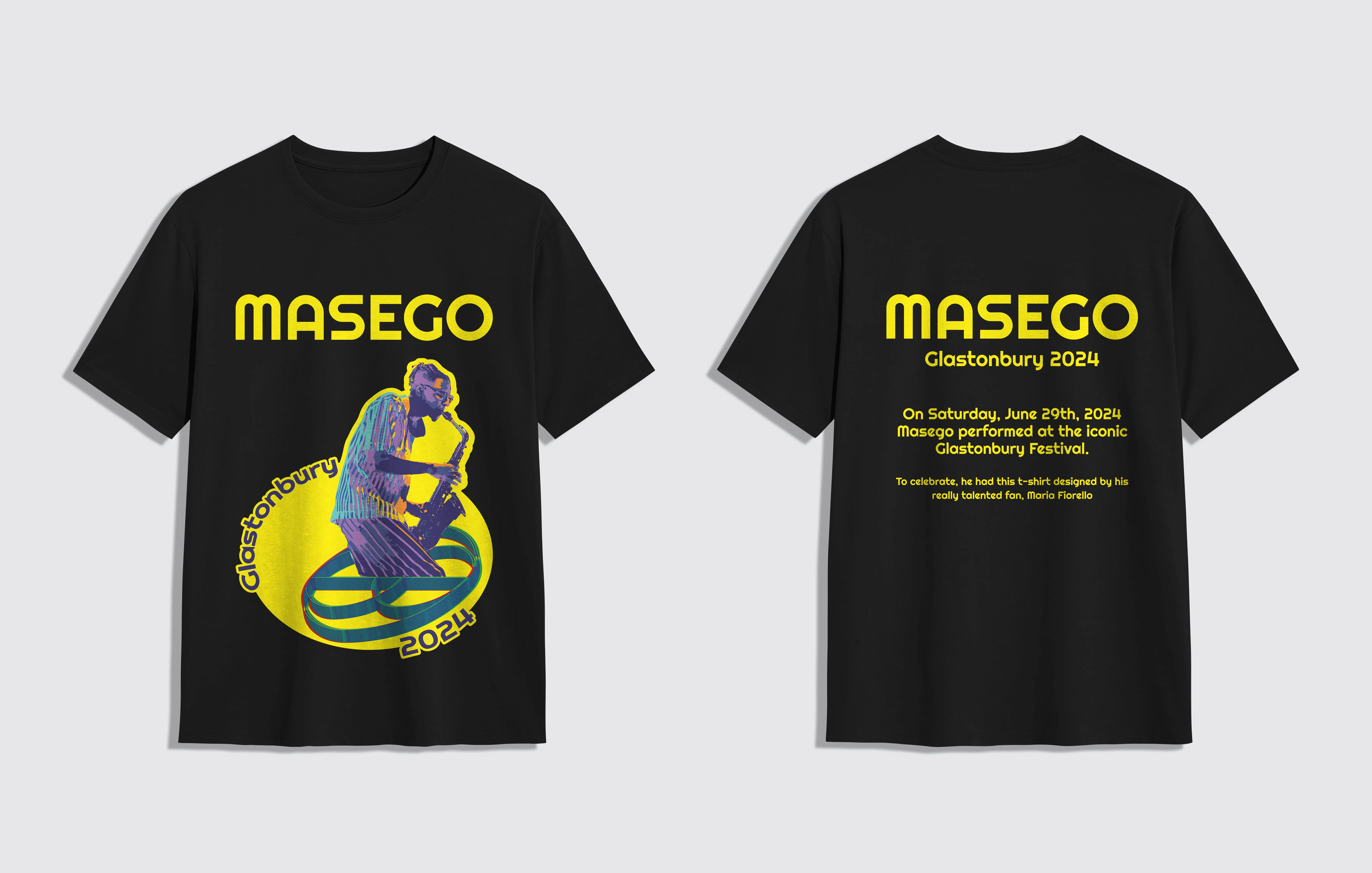 T-shirt Masego live at Glastonbury Festival 2024