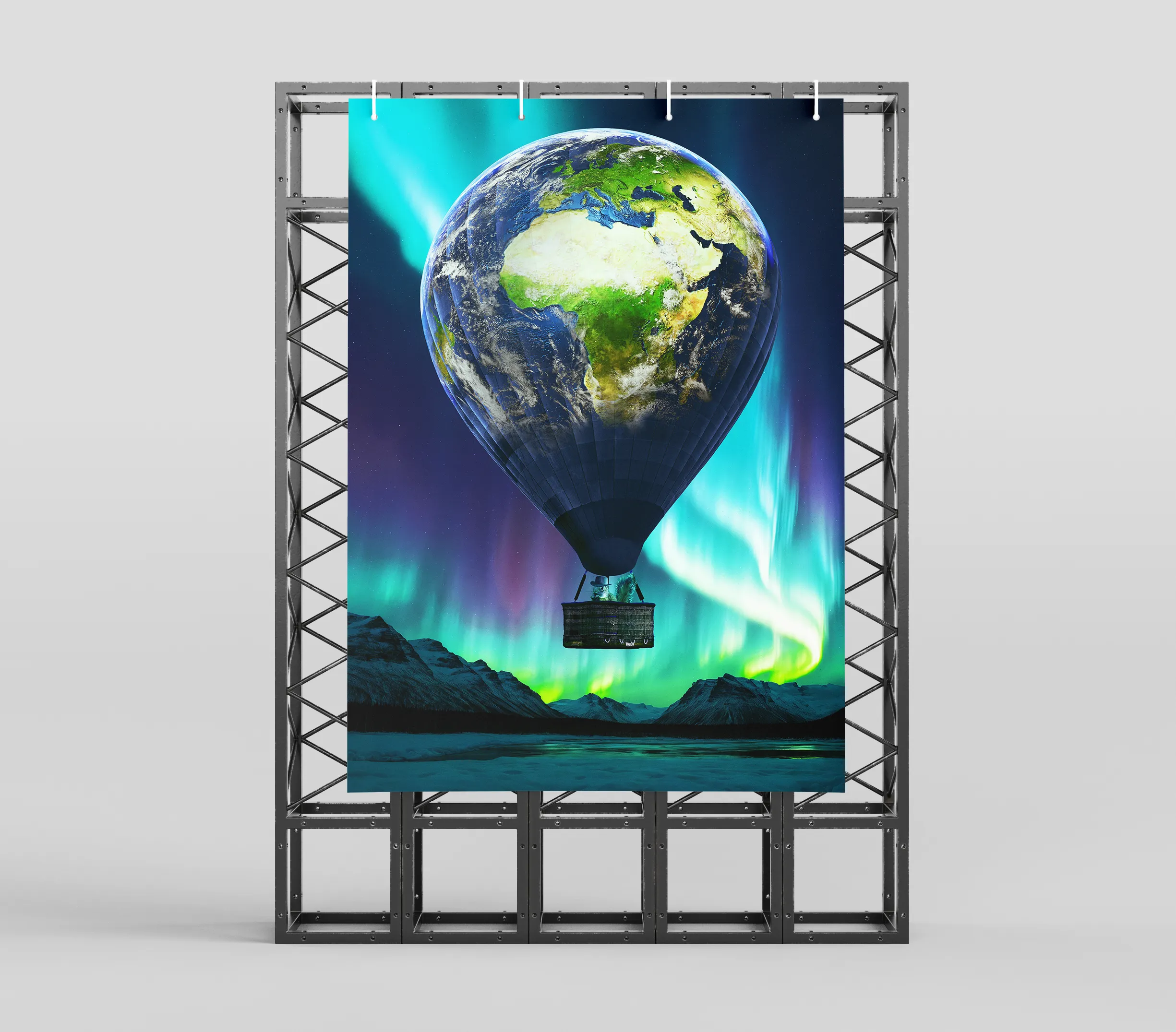 Poster celebrativo dedicato al tema del viaggio