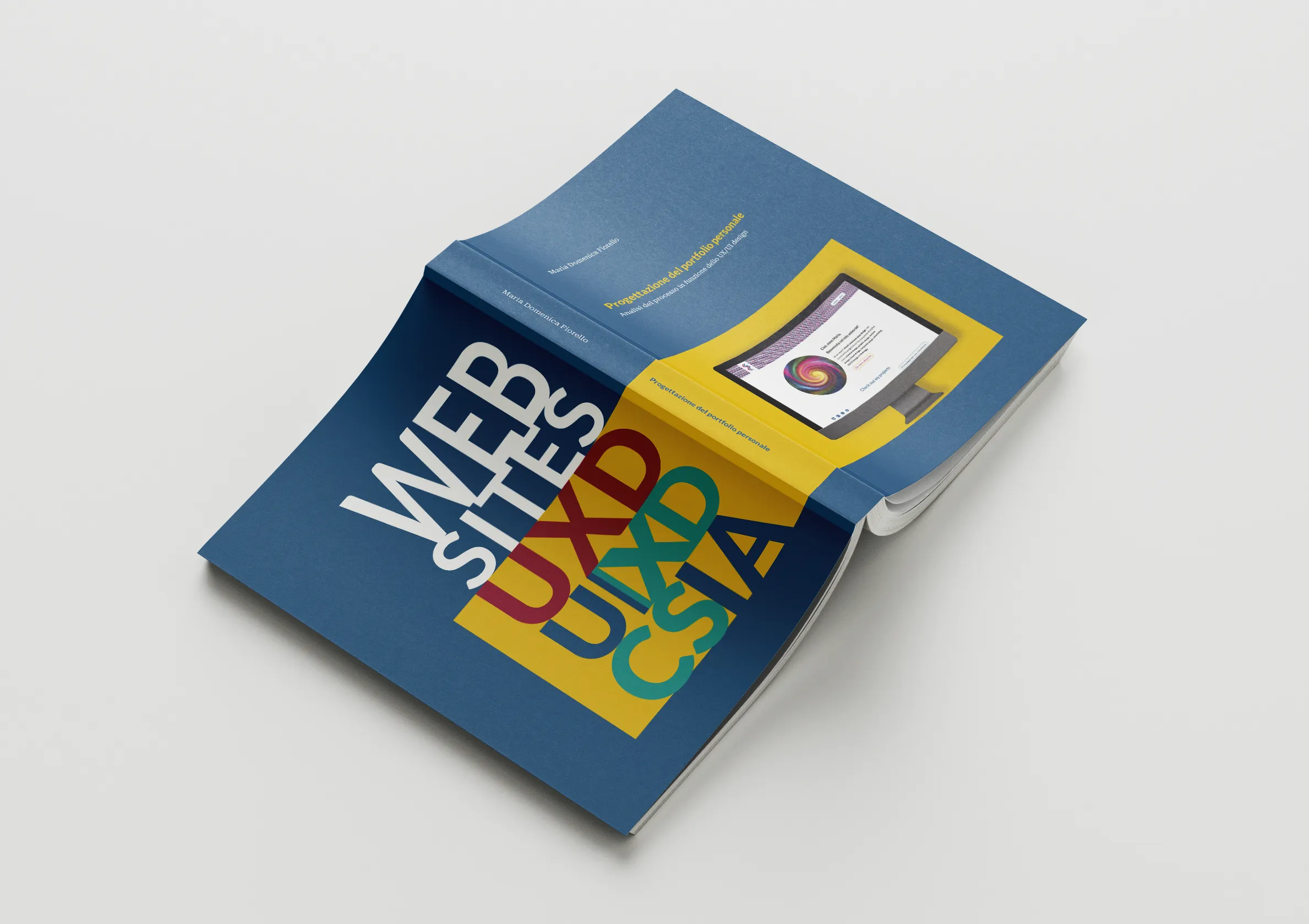 Distesa di copertina Progettazione del portfolio personale