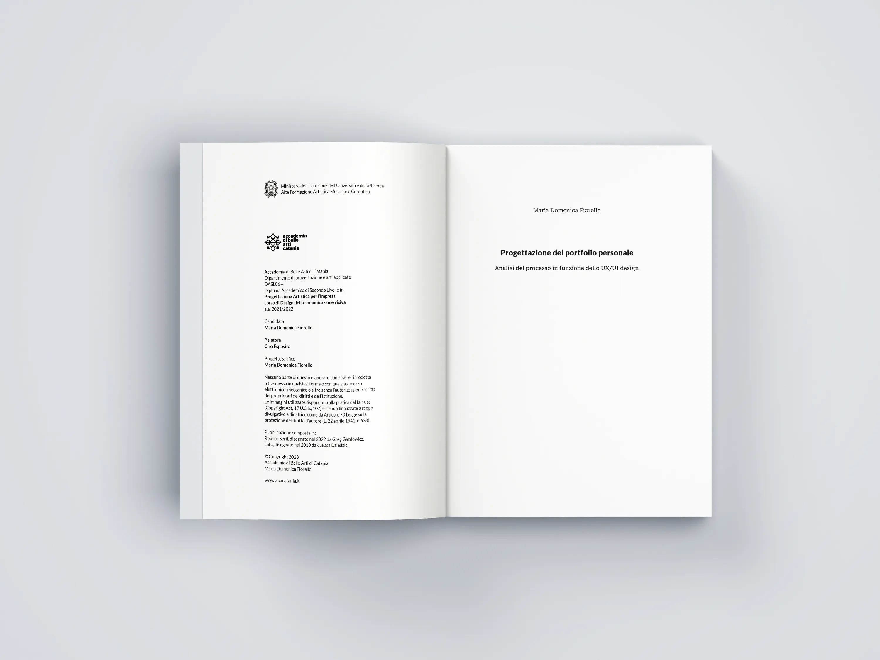 Pagine interne elaborato
