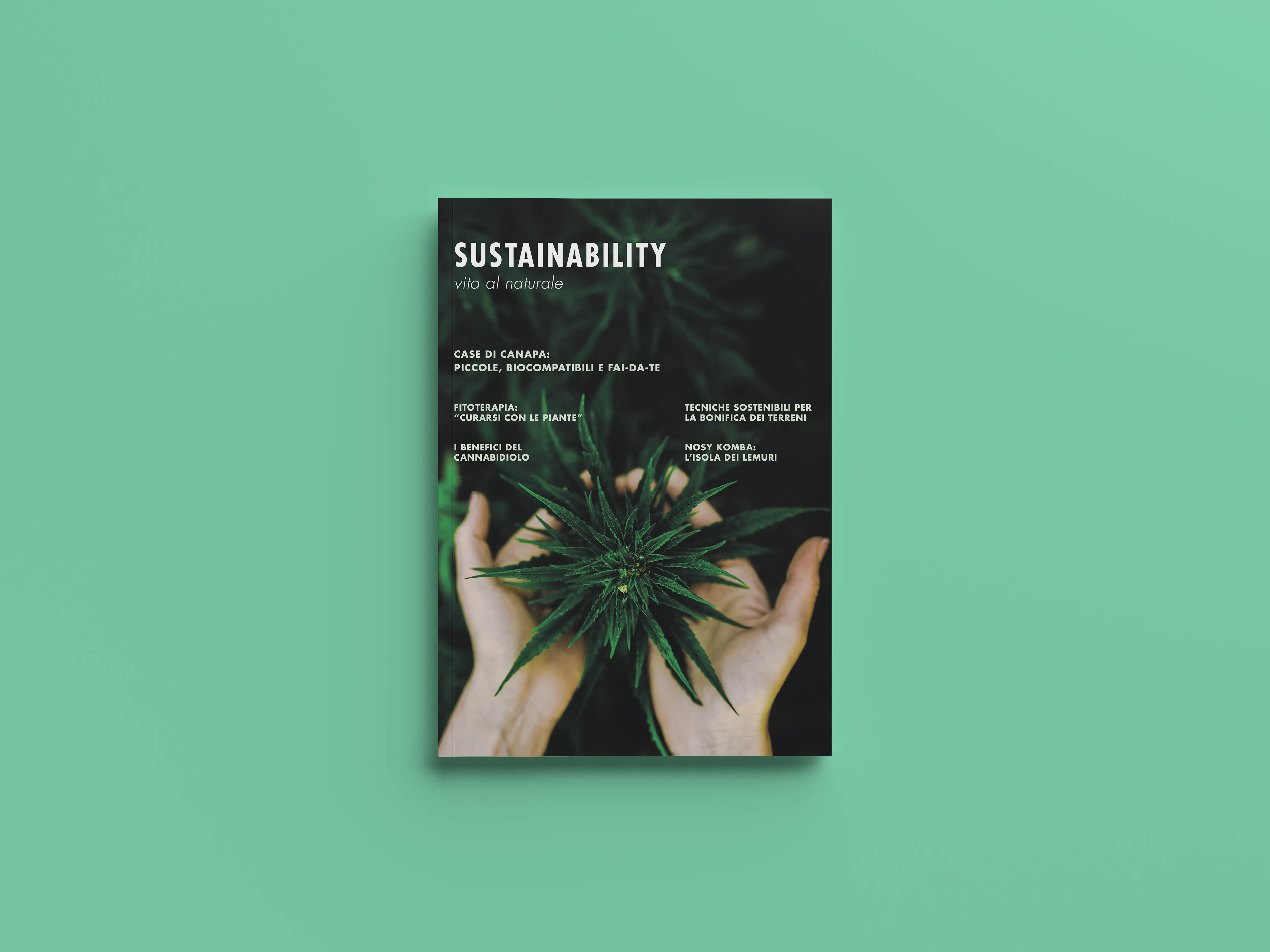 prima di copertina magazine sustainability