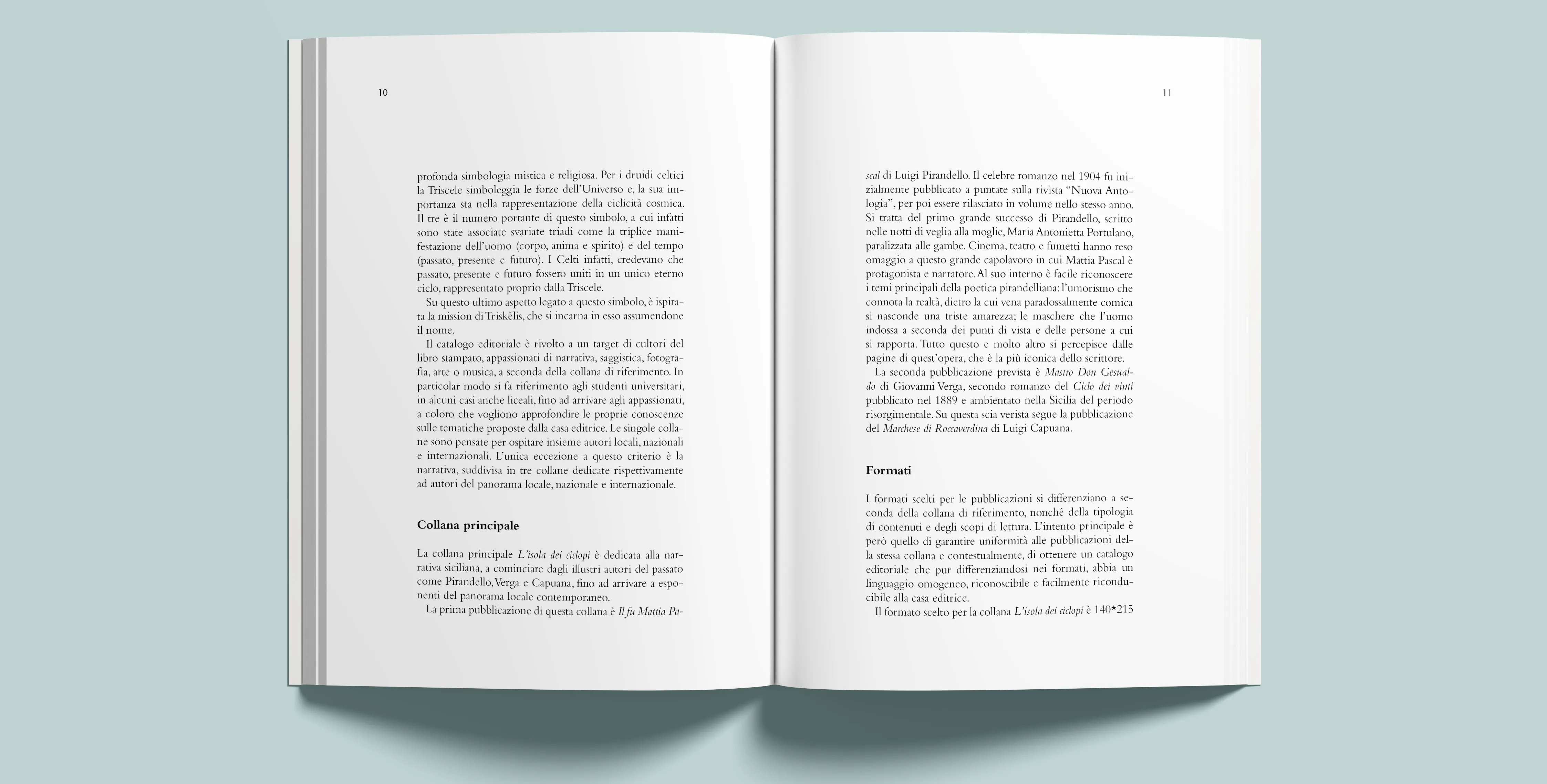 Pagina interna del manuale