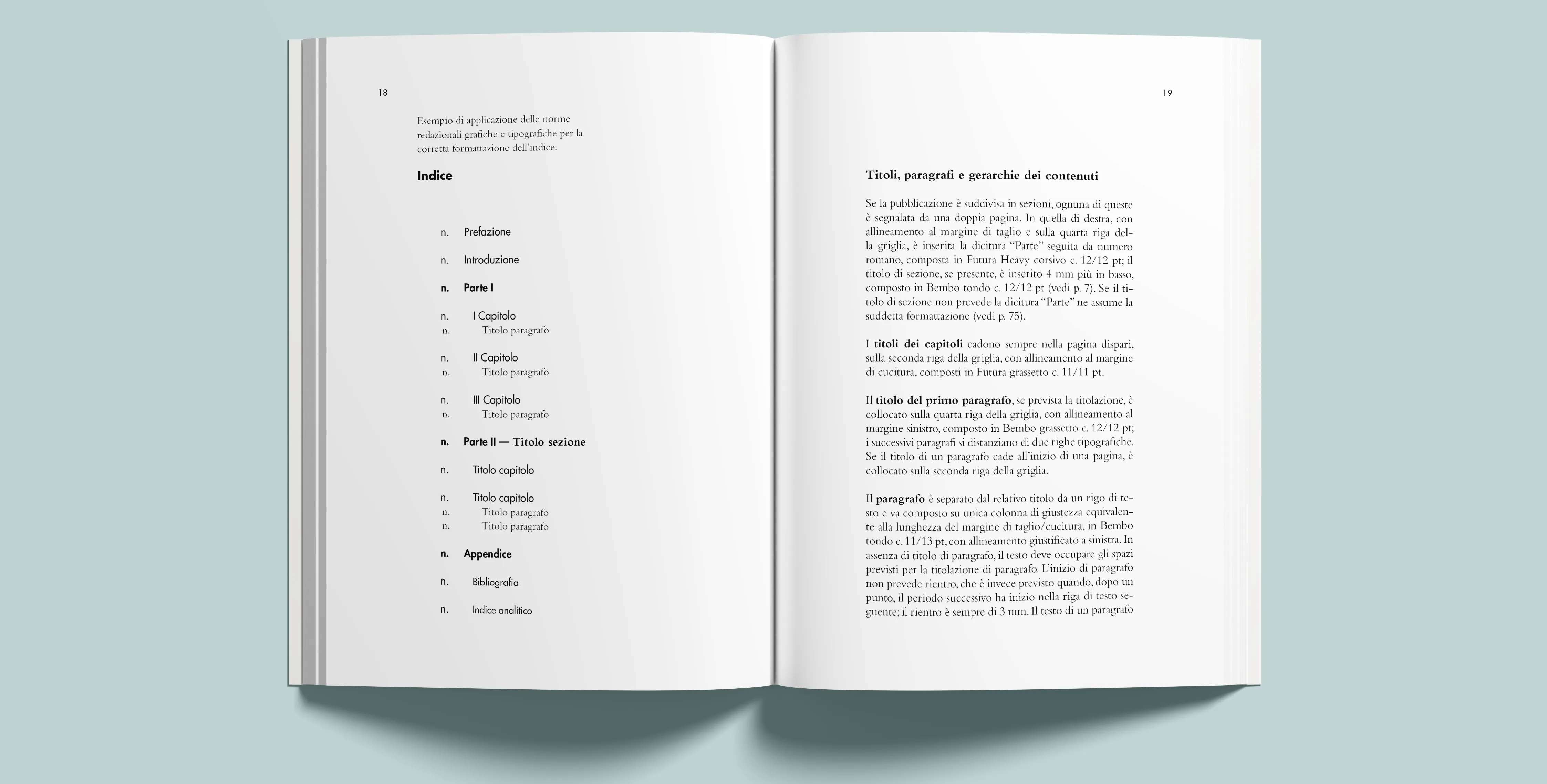 Pagina interna del manuale
