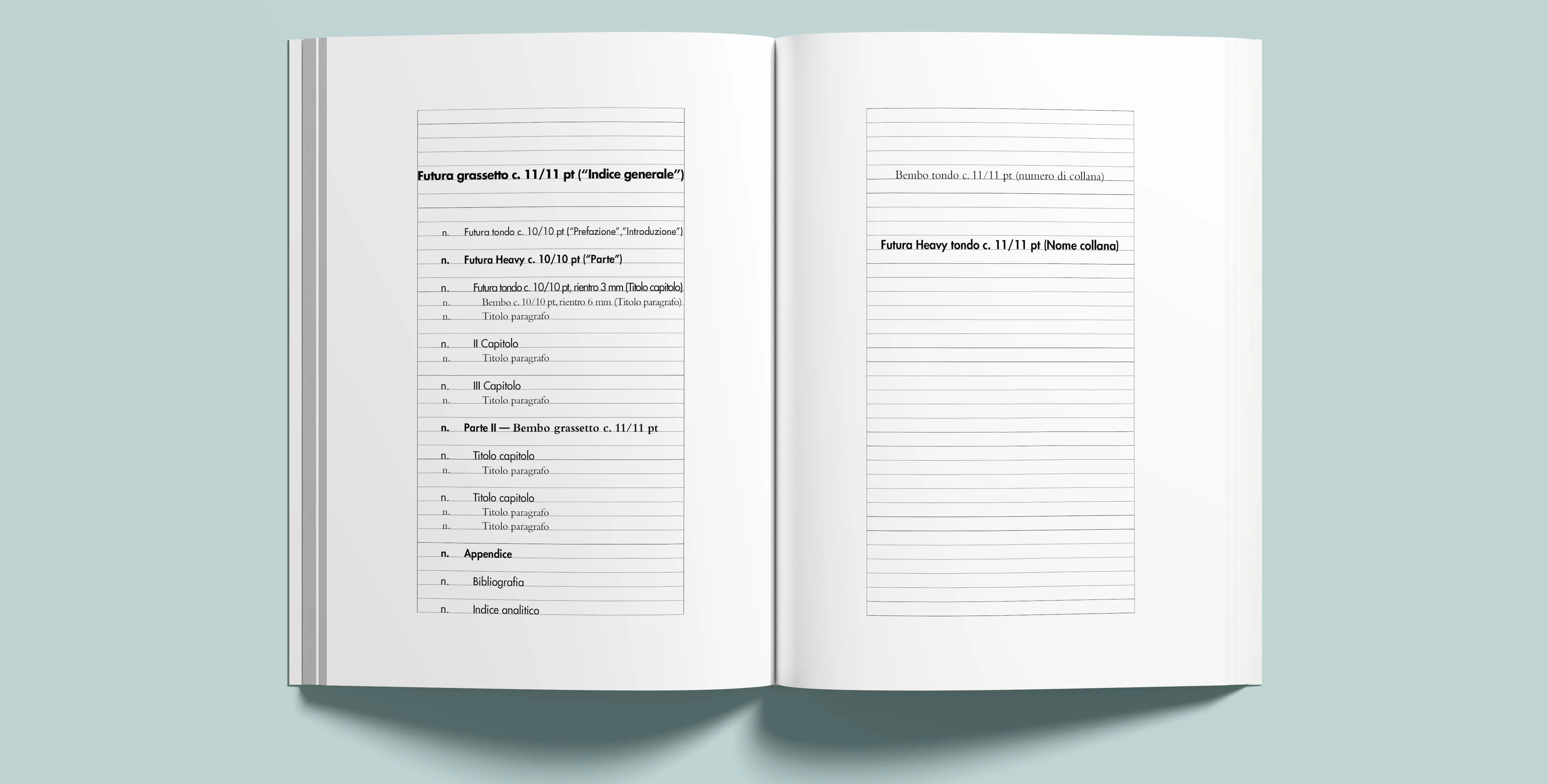 Pagina interna del manuale