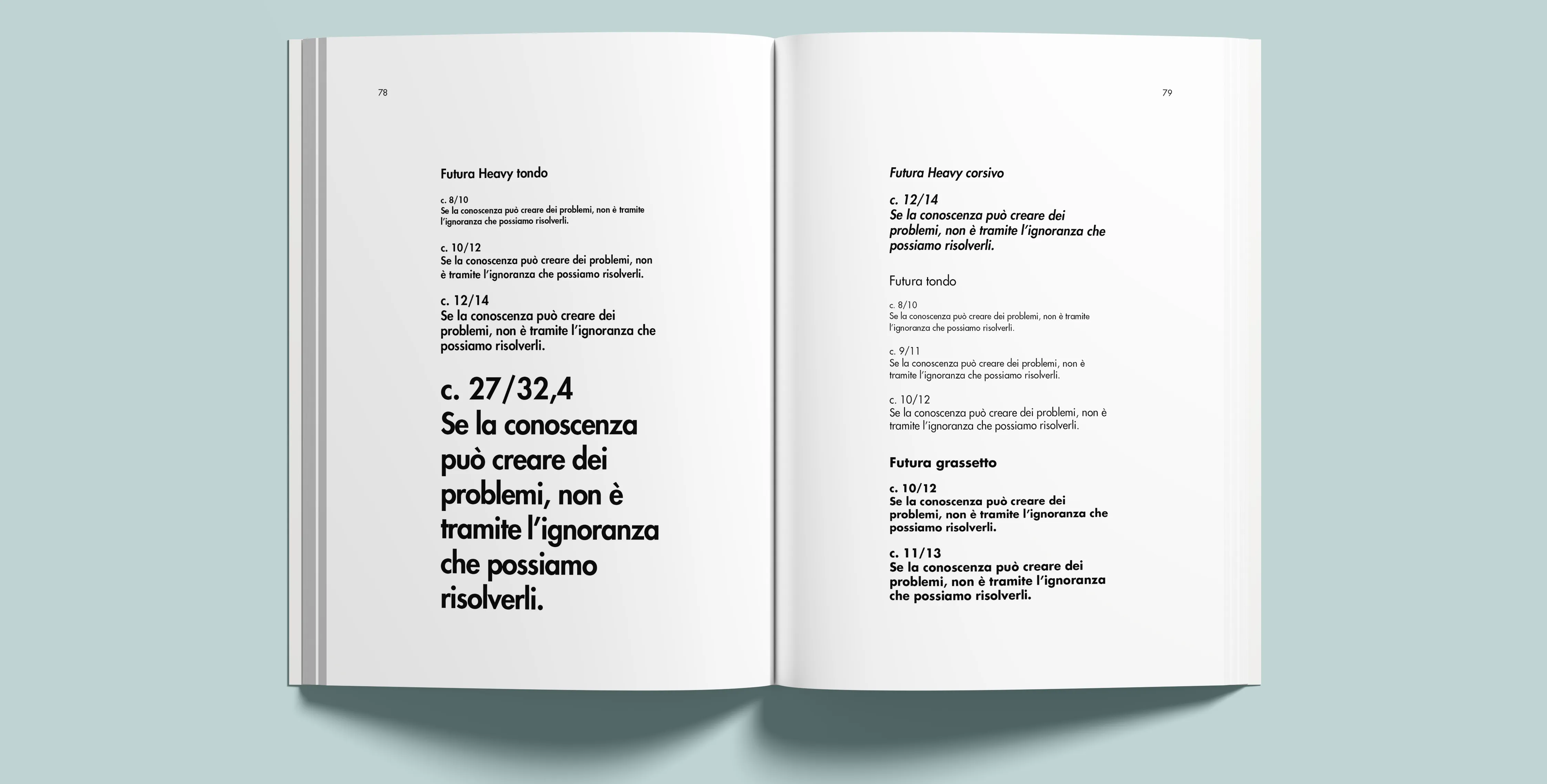 Pagina interna del manuale