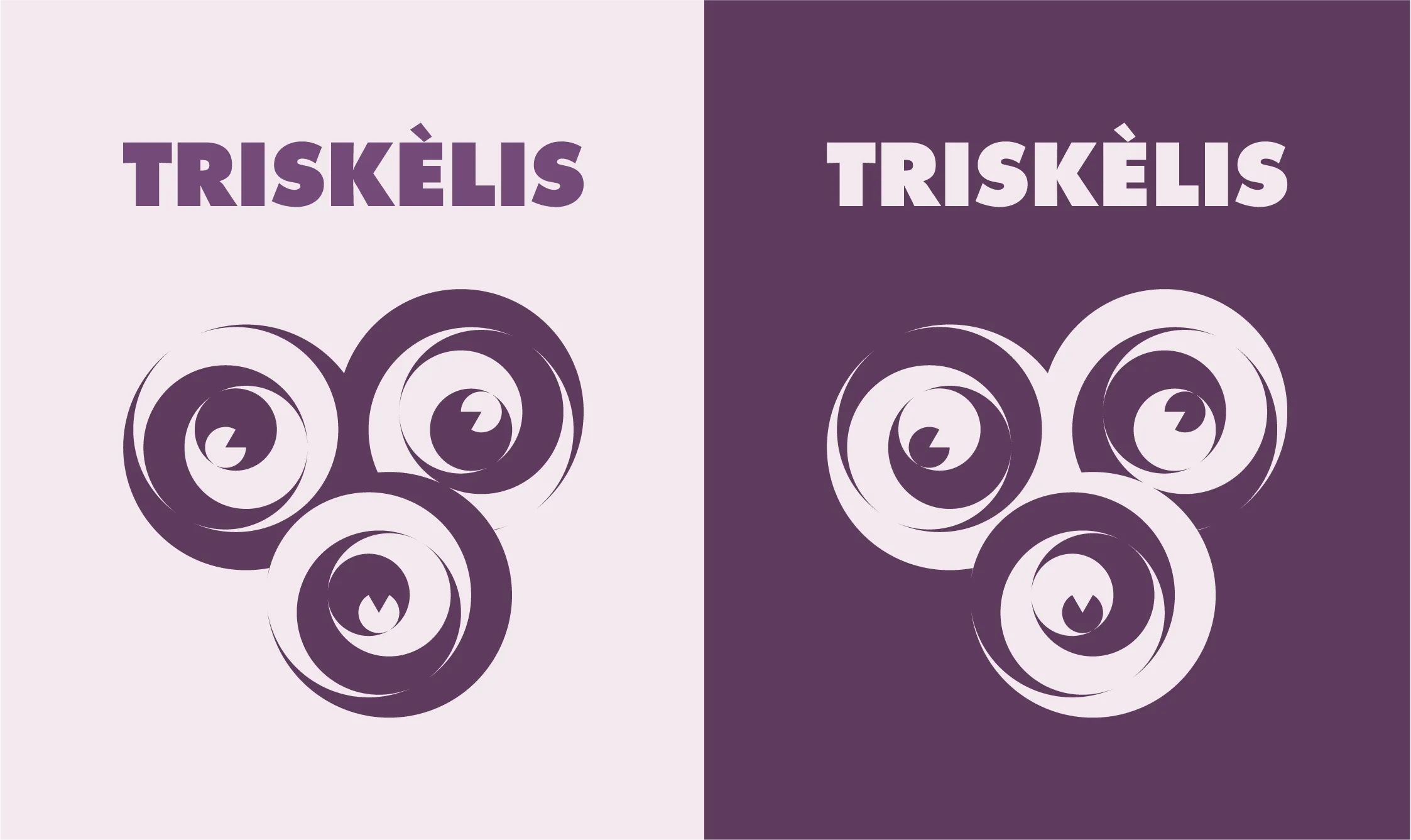 Marchio Triskelis viola
